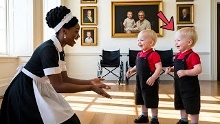 Billionaire Installed A CAMERA To Watch His DISABLED Twins. What He Saw The BLACK Cleaner Do SHOCKED