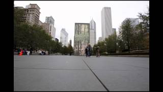 Chicago Timelapse Cloud Gate, Millenium Park