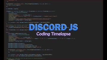 Coding | Timelapse (Discord JS)