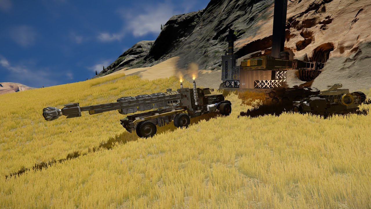 I built the mining upgrade to the semi, Semihardcore space engineers EP ...