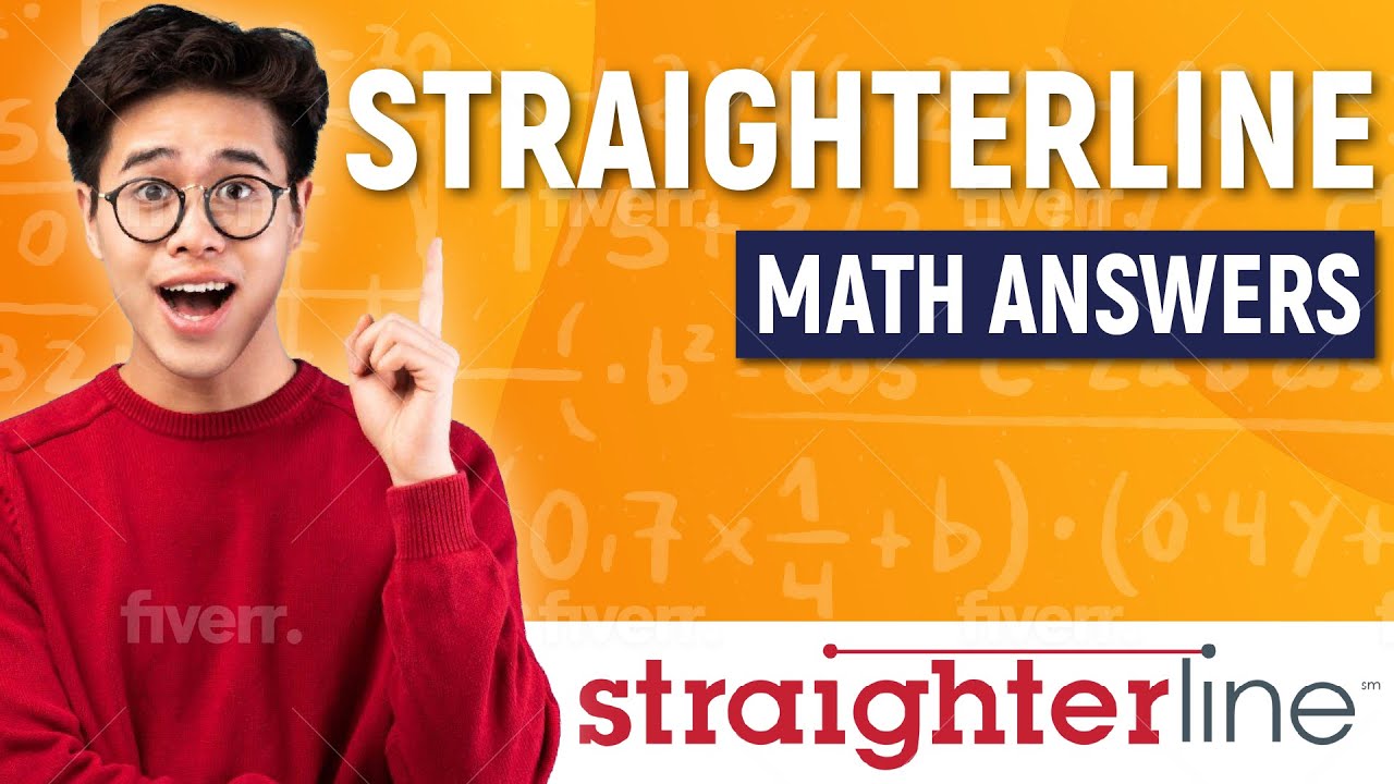 🟠StraighterLine Math Course Answers Stats