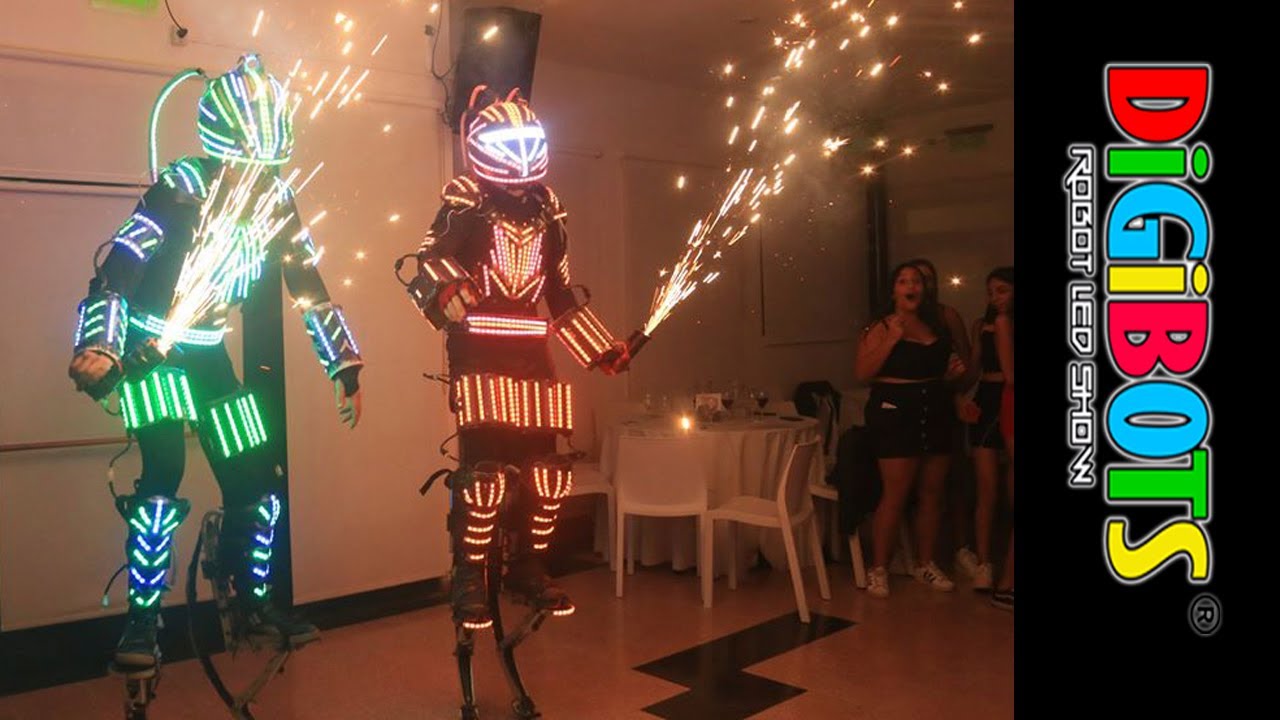 Show Robot Led Argentina * RENATA 15 AÑOS * DIGIBOTS ROBOT LED SHOW
