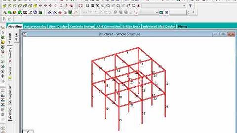Renumber Beams in STAAD.Pro V8i