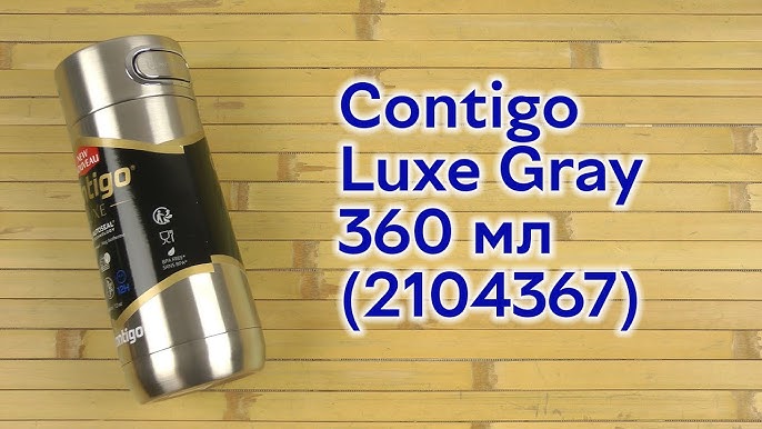  Contigo Luxe Autoseal - Taza térmica de acero inoxidable, vaso  térmico al vacío, a prueba de fugas, apto para lavavajillas, taza de café  con tapa fácil de limpiar sin BPA, aciano