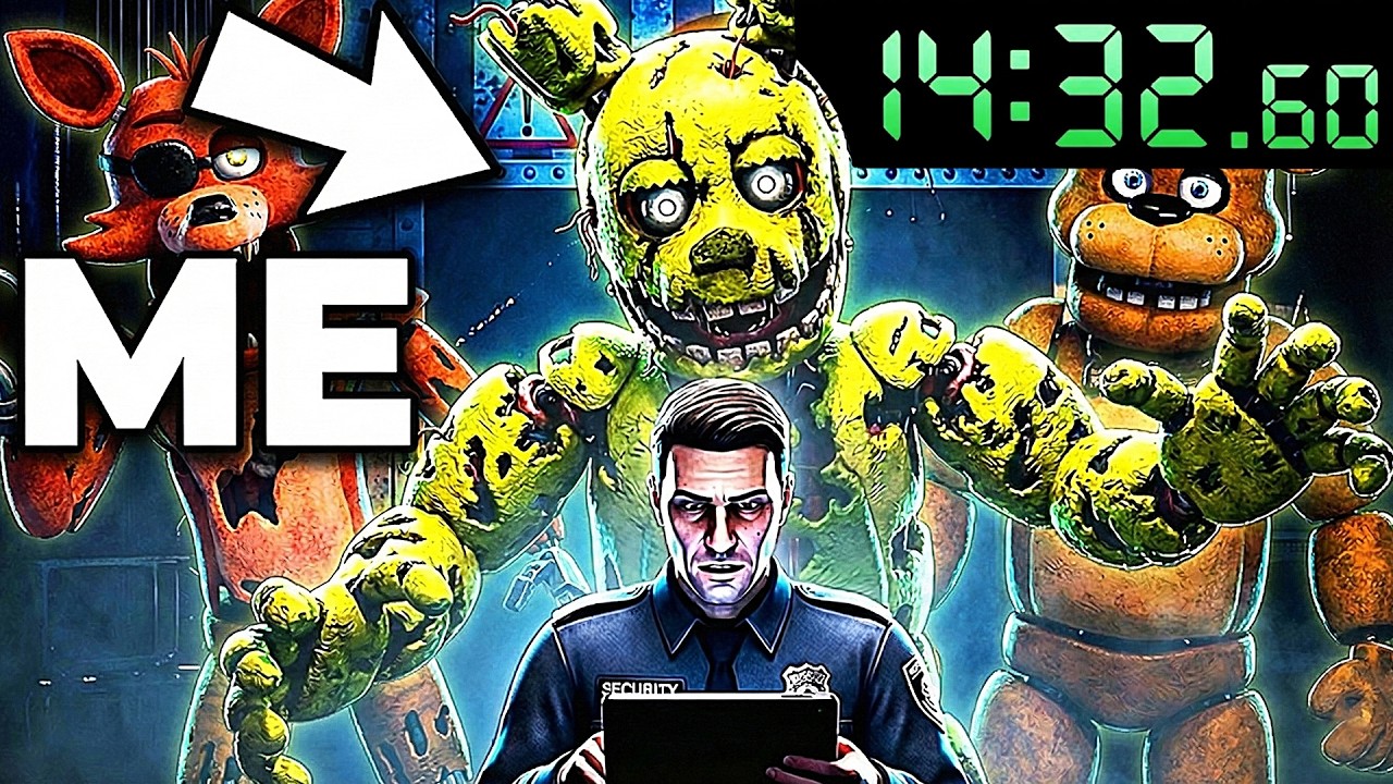 I Tried 100% Speedrunning FNAF Simulator. Big Mistake.