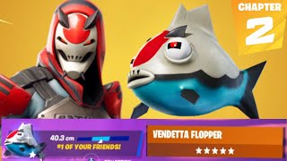 I CAUGHT VENDETTA FLOPPER.....FORTNITE SEASON 4!