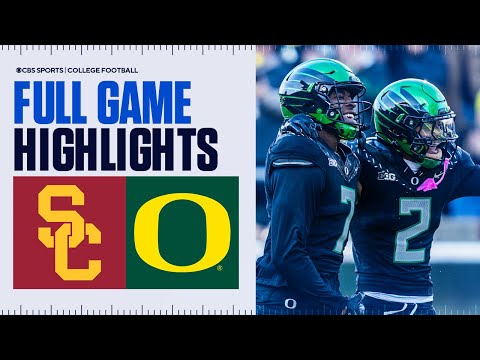 USC Trojans Vs Oregon Ducks Full Game Highlights CBS Sports College Football