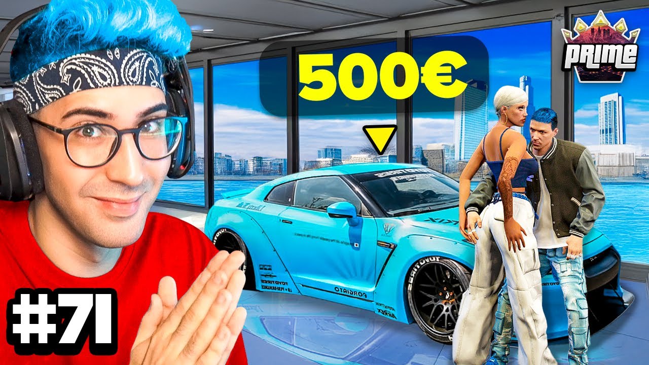 MELANIA MODIFICA la mia NUOVA NISSAN GTR su GTA5 RP FIVEM (TEKTEK EP.71)