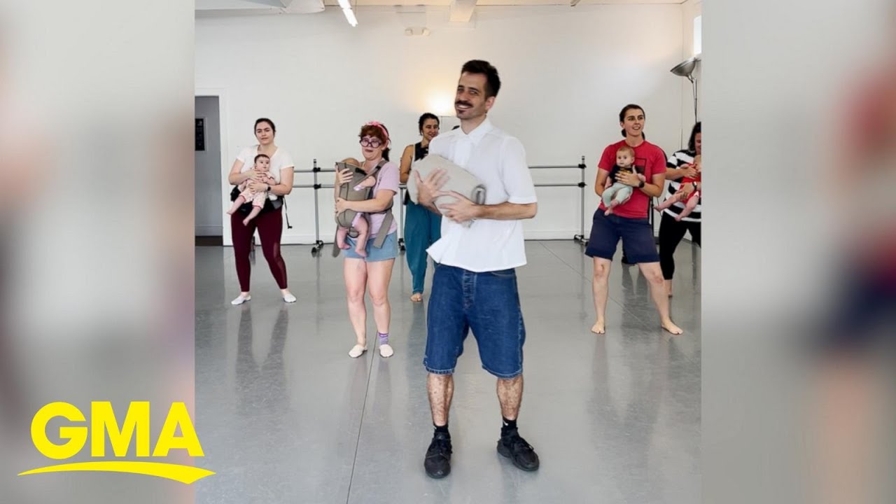 Parents create 'baby dance club' to help caregivers bond with babies | GMA
