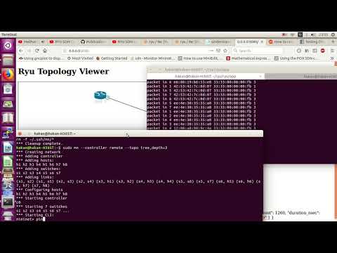 Topology Viewer for Ryu Controller