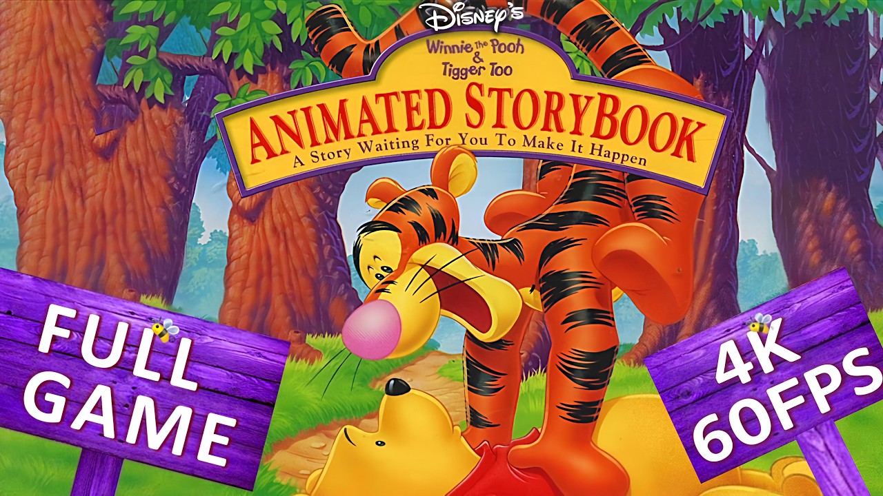 Disney's Winnie the Pooh and the Tiger Too Animated Storybook (PC) Full ...