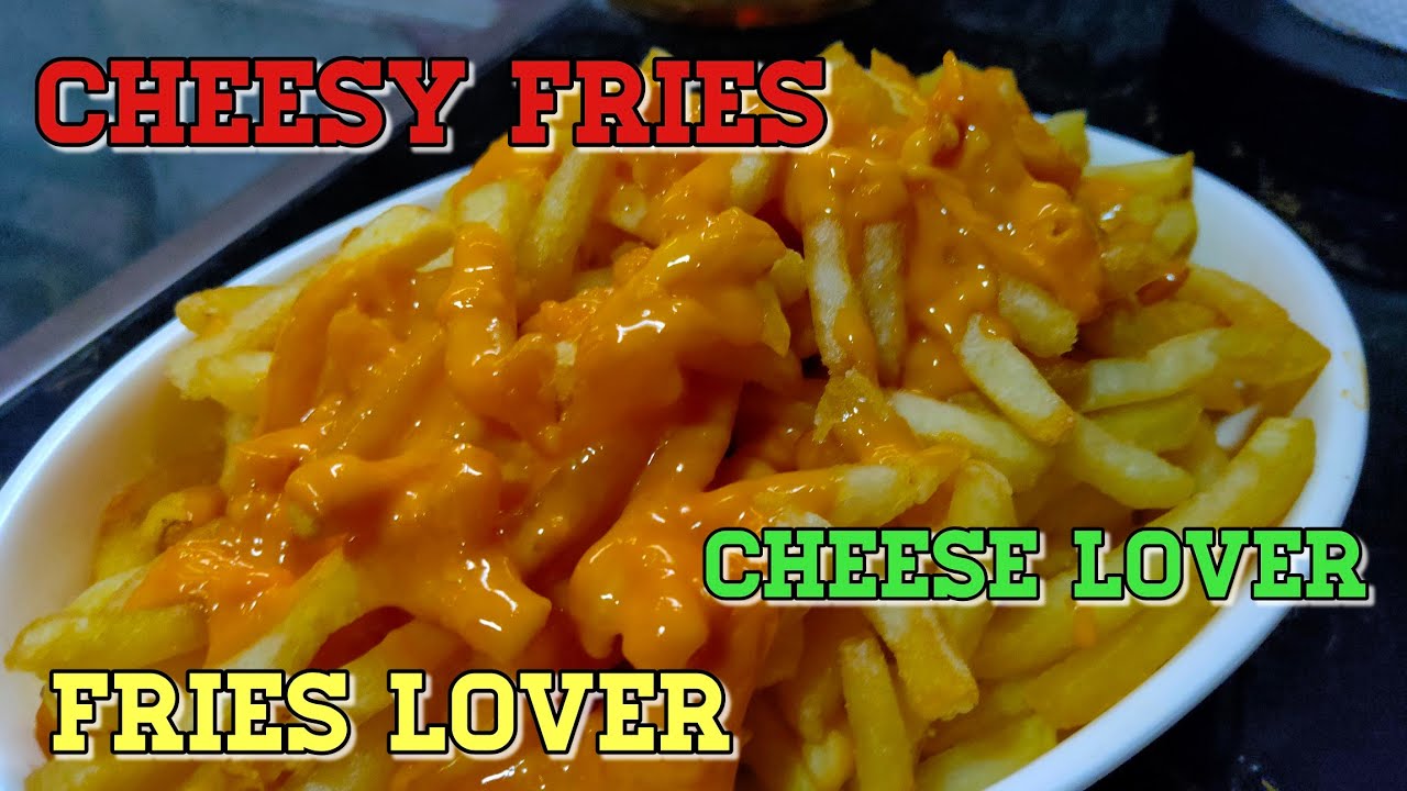 How to make Cheesy Fries ( Homemade Cheese Sauce ) cheeselover 
