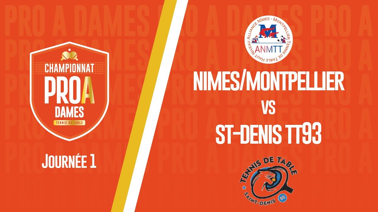 PRO A DAMES | J1 | ALLIANCE NIMES/MONTPELLIER vs ST-DENIS TT93