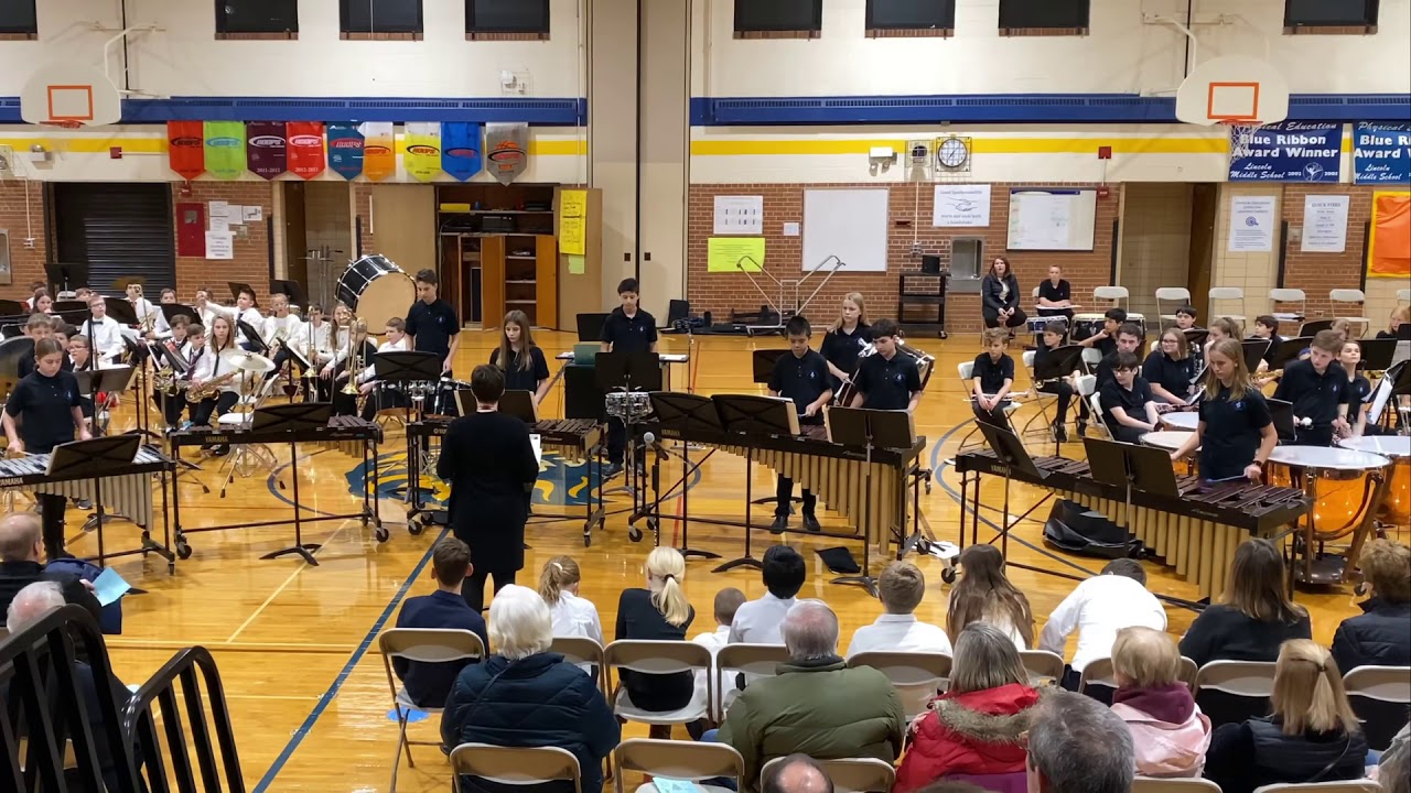 LINCOLN MIDDLE SCHOOL PERCUSSION ENSEMBLE YouTube
