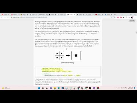 Tutorial Unity Catlikecoding : Advanced Rendering 4 Bloom Blurring Light