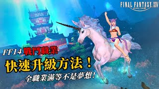 【FF14 繁中版】戰鬥職業快速升級方法！｜全職業滿等不是夢想！｜段布玩