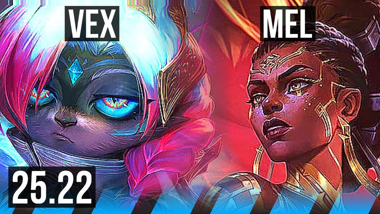 VEX vs MEL (MID) | Godlike, 18/5/9 | EUW Master | 25.22