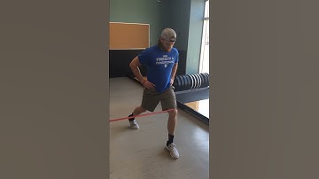 Band Split Squat - Adductor Resisted