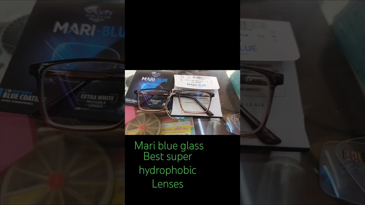 Mari blue glass best super hydrophobic lenses