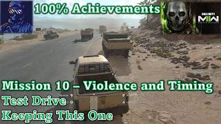 CoD: Modern Warfare II 2022 Mission 10 - Violence and Timing (100% Achievement Guide)