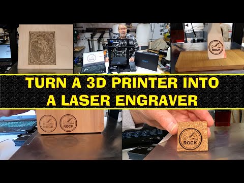 Turn a 3D Printer Into a Laser Engraver - Creality Laser Module