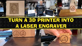 Turn a 3D Printer Into a Laser Engraver - Creality Laser Module