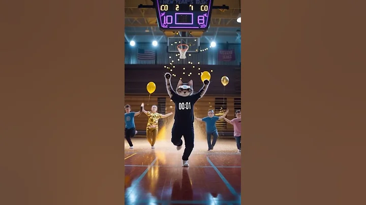 WHEN MIDNIGHT HIT… THE CATS TOOK OVER THE YNEW YEAR PARTY🎉#shorts #cat #newyear