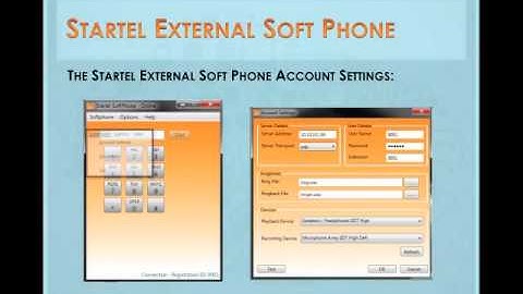 Startel External SoftPhone