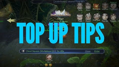 TOP UP TIPS FOR NEWBIES | MU ORIGIN 2