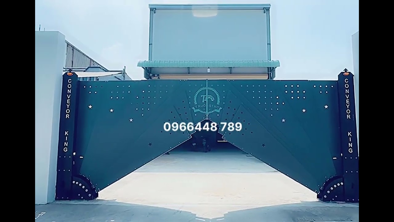 Bộ cửa cổng hiện đại , cửa tự động 😊