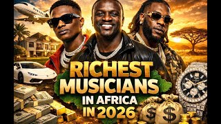 Top 10 Richest male musicians in Africa (2026)
