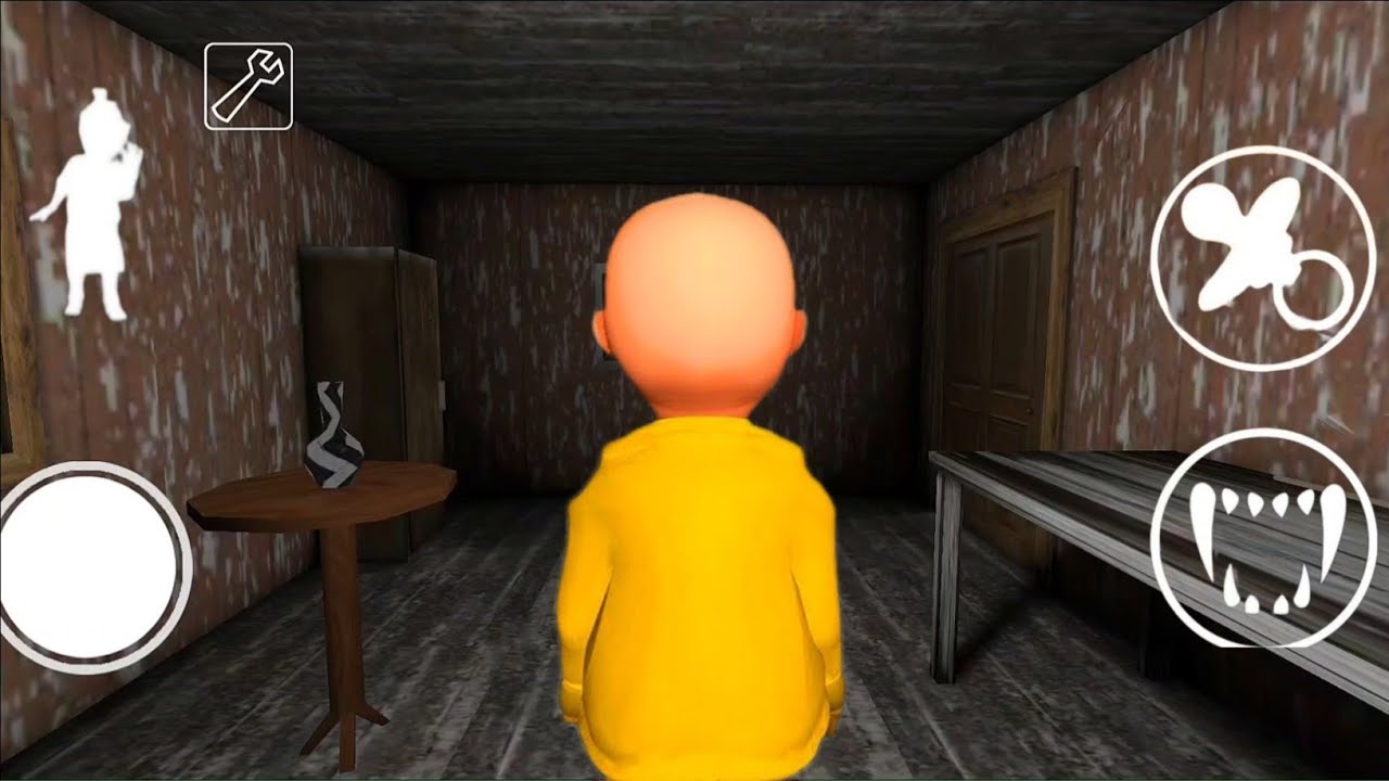 Playing as the baby in yellow vs granny in granny 1 mod menu 