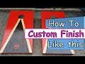 How to do a Custom Deadpool finish and more on your Cornhole tables!s