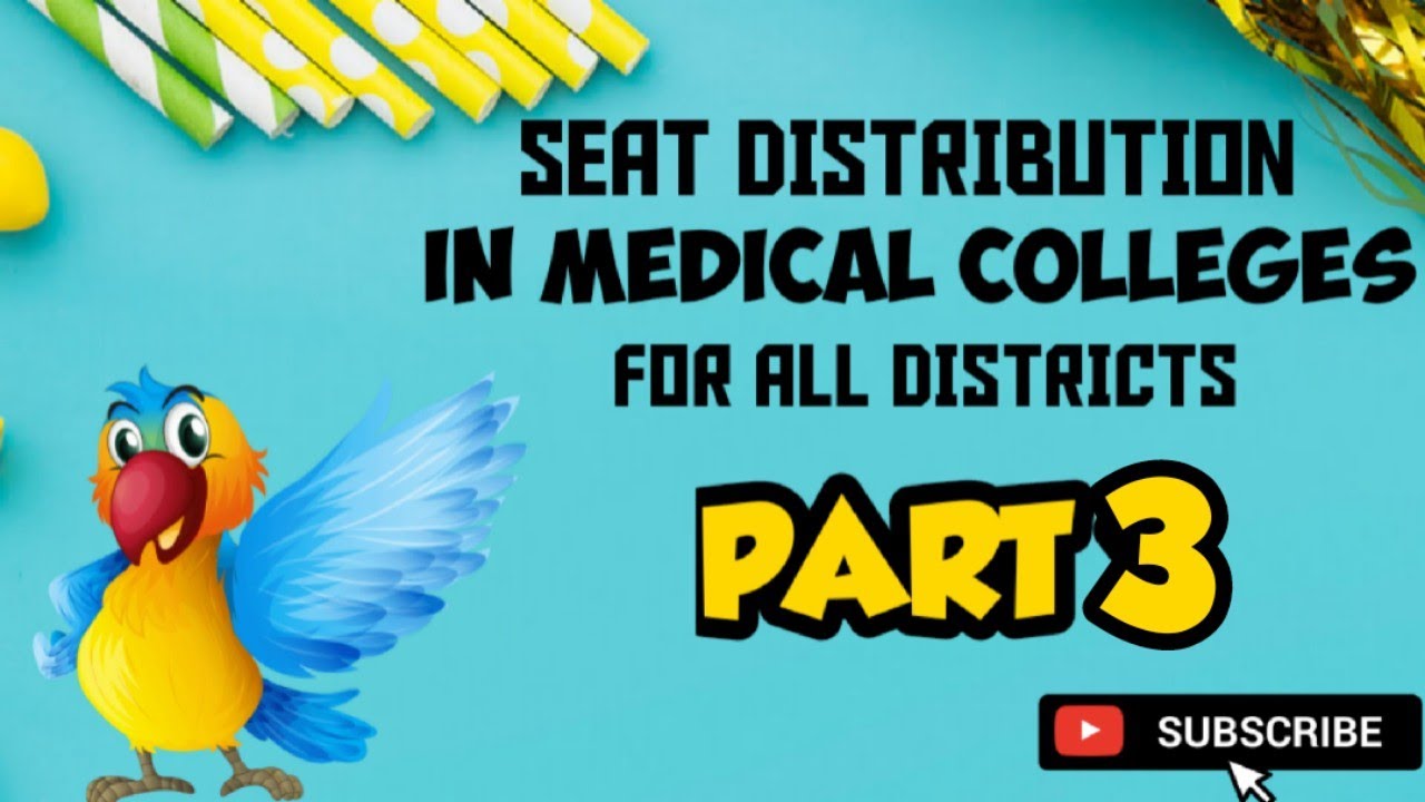 Seat Distribution In All Sindh Medical Colleges For All Districts Part 3 in Urdu or Hindi.