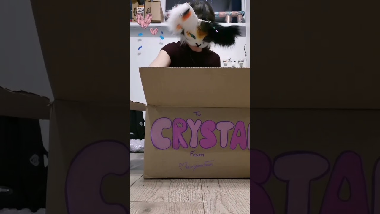 OMG I LUV THIS 😭💕#furry #therian #foryou #fursuit #theriangear #cat #fypシ #fursona #unboxing