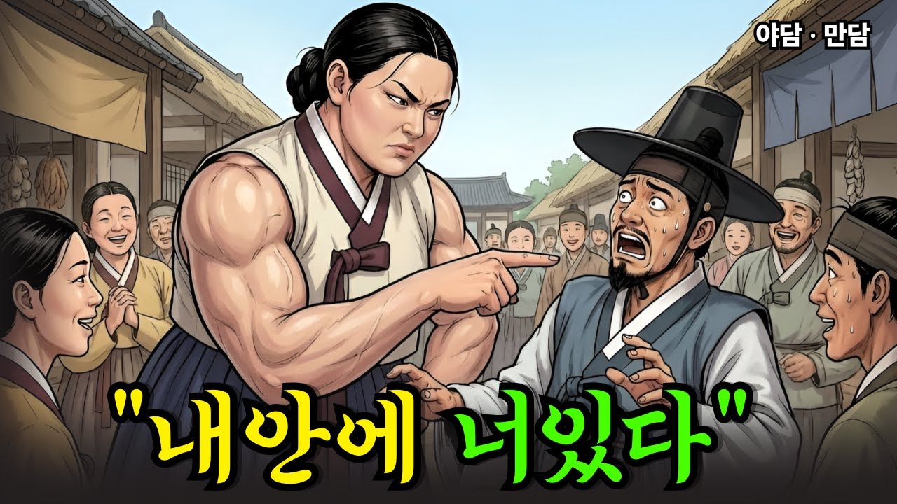 야밤에 마음에드는 선비를 보쌈한 근육처자|야담|옛날이야기|사연
