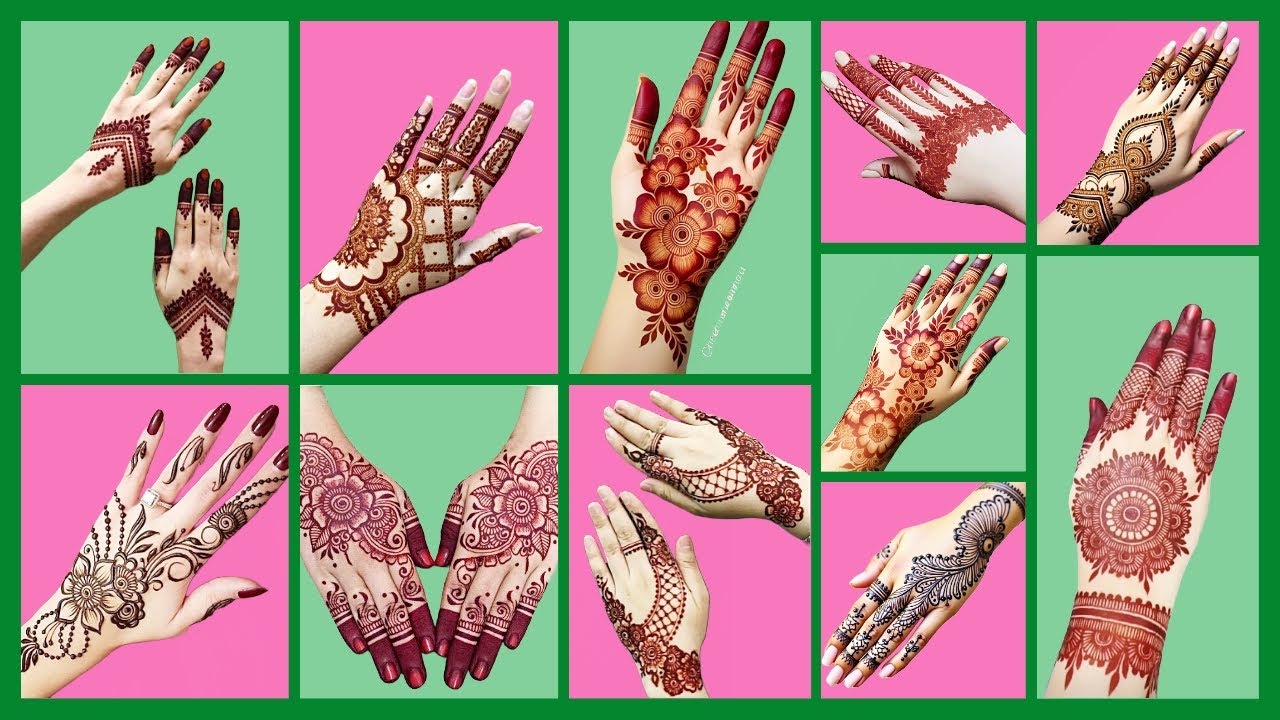 Easy Chand Raat Mehndi Designs/ چا ند رات مہندی ڈیزائن #eid #trending # ...