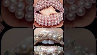 Pink pearl vs White pearl #viral #adorablecrafts #peael #pearlclay #viralshort #diy #fashion