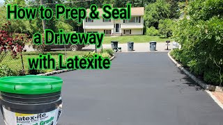 Seal Coating A Driveway w/ Latexite