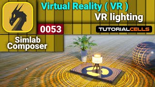 0053. light & environment settings in simlab composer
