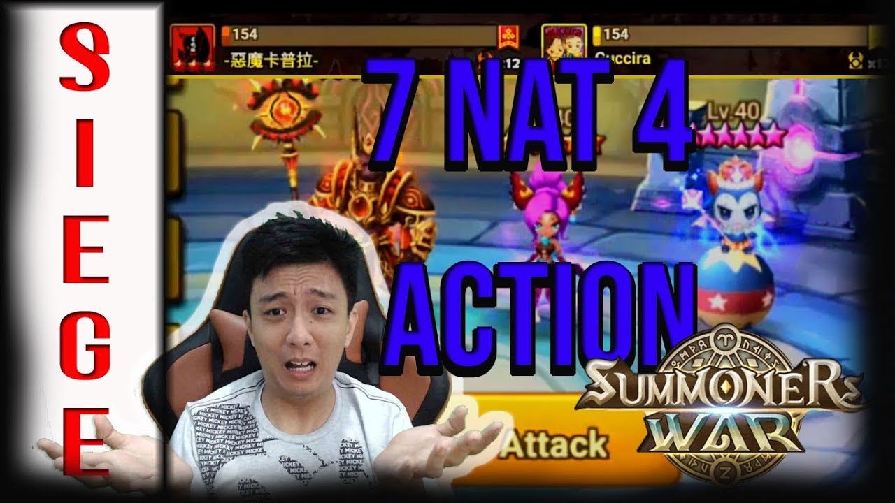 [TOP 5] Destroying Khmun Miho Orion Siege Defense VS Red Devil And Guccira - Summoners War