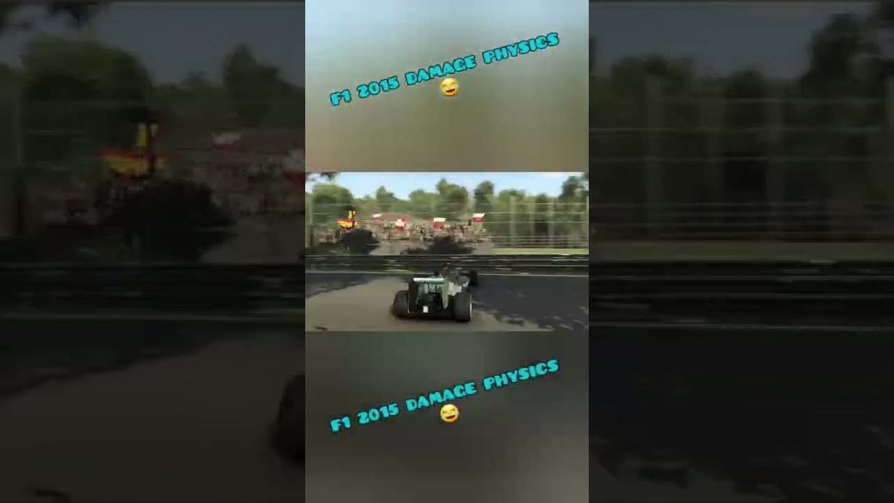 F1 2015 Damage Physics 😂