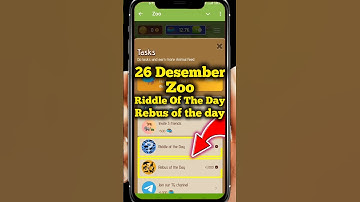 Riddle Of The Day Zoo 26 December | Zoo Riddle Of The Day | Riddle Of The Day X Empire