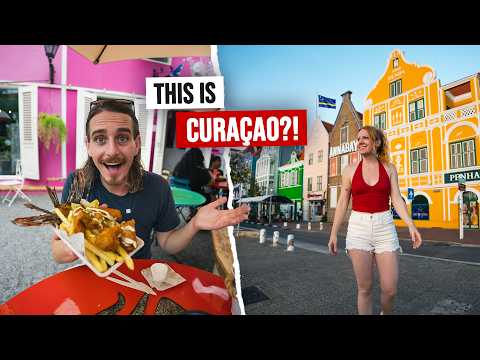 Our First Time In Curaçao! 🇨🇼 Willemstad Tour & Delicious Local Food!