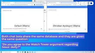 Ollama Llama3.2 Christian Apologist Demo