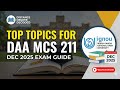 MCS-211 Top Important Topics | Score 70+ in IGNOU DAA Exam 🎯 #ignou #mca #algorithm