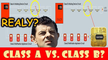 WHAT IS THE DIFFERENCE BETWEEN CLASS A AND CLASS B WIRING IN FIRE ALARM SYSTEM