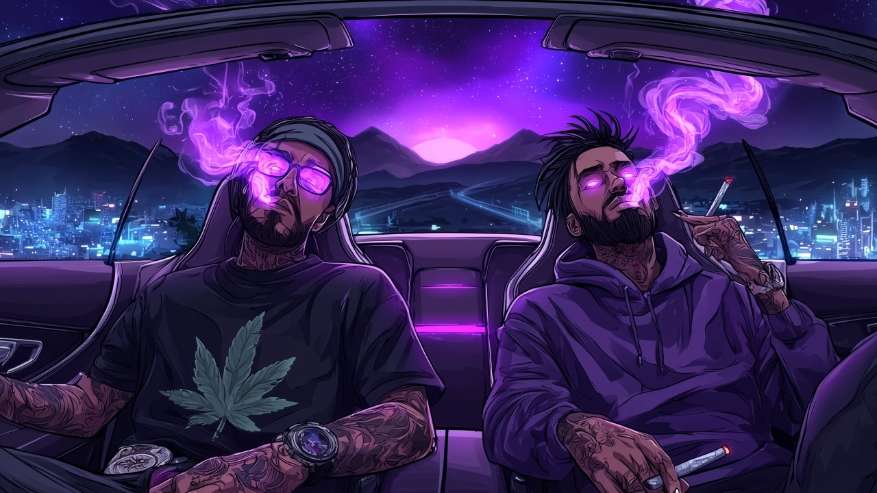 'Purple Skyline' Playlist — OG 420 Chill Rap • Bluesy Hip-Hop • Stoner Mood • Deep Bass