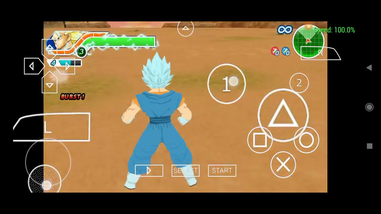 DBZ TTT ISO MOD VEGETO BLUE PORT BT3 BY PIPE GAME 