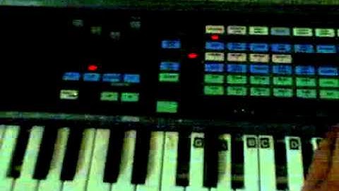 Last moments of my Casio SK-200 Sampling Keyboard
